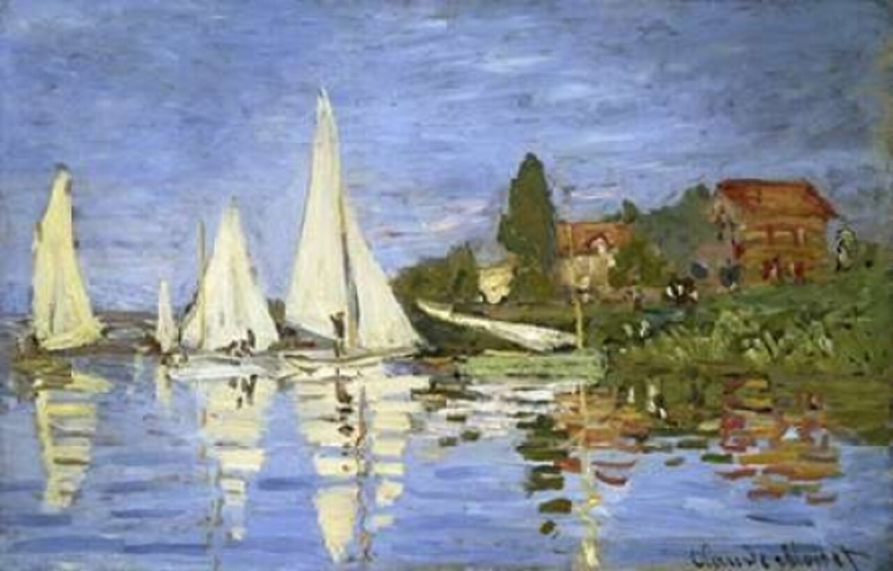 Regatta at Argenteuil Poster Print by Claude Monet - Item # VARPDX278696